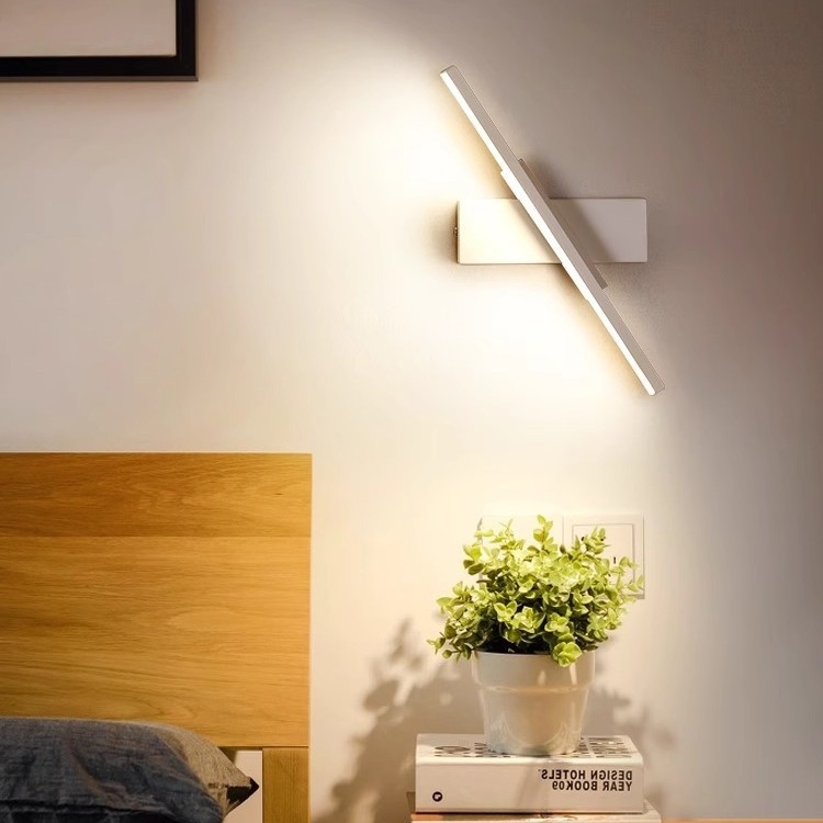Prilagodljiva zidna lampa za spavaću sobu – moderni minimalistički LED zidna svjetiljka za dnevni boravak, hodnik i stubište