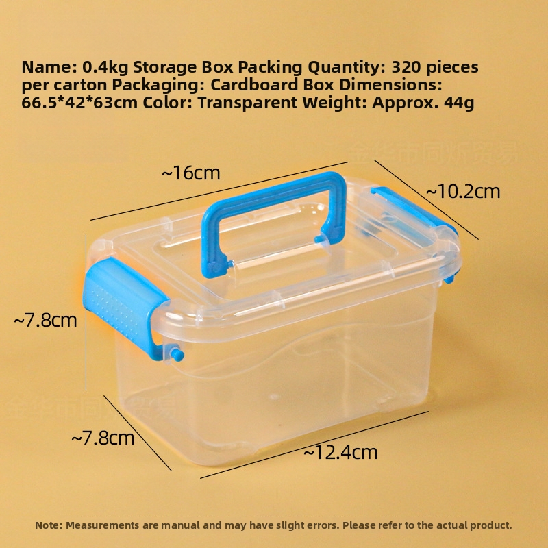 Kompaktna stolna kutija za skladištenje, PP plastika, kapacitet 0,4 kg, moderni minimalistički dizajn