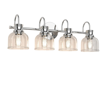 Staklena zidna lampa za spavaću sobu, američki stil, moderni minimalistički dizajn, metalno tijelo, LED, prekidač na zidu, pogodna za hodnik i stubište