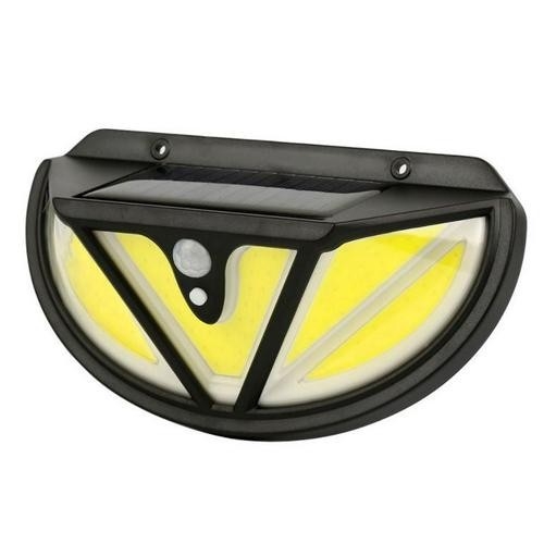 Solarna zidna svjetiljka s 102 LED, osvjetljenje sa četiri strane, senzor pokreta, vodootporna vanjska rasvjeta dvorišta
