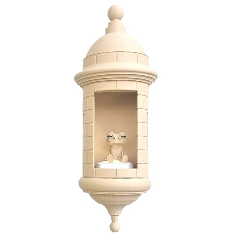 Garita zidna lampa Coqui žaba, 3D ispisana lampa, na skladištu