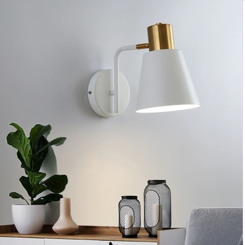 Nordijska minimalistička zidna lampa za spavaću sobu i hodnik, podesivo tijelo, LED