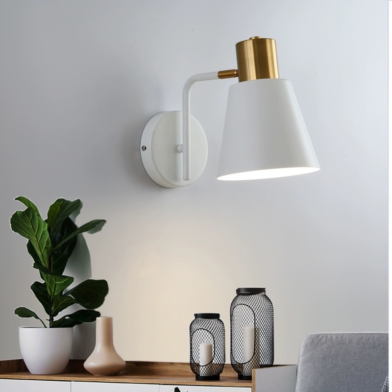 Nordijska minimalistička zidna lampa za spavaću sobu i hodnik, podesivo tijelo, LED