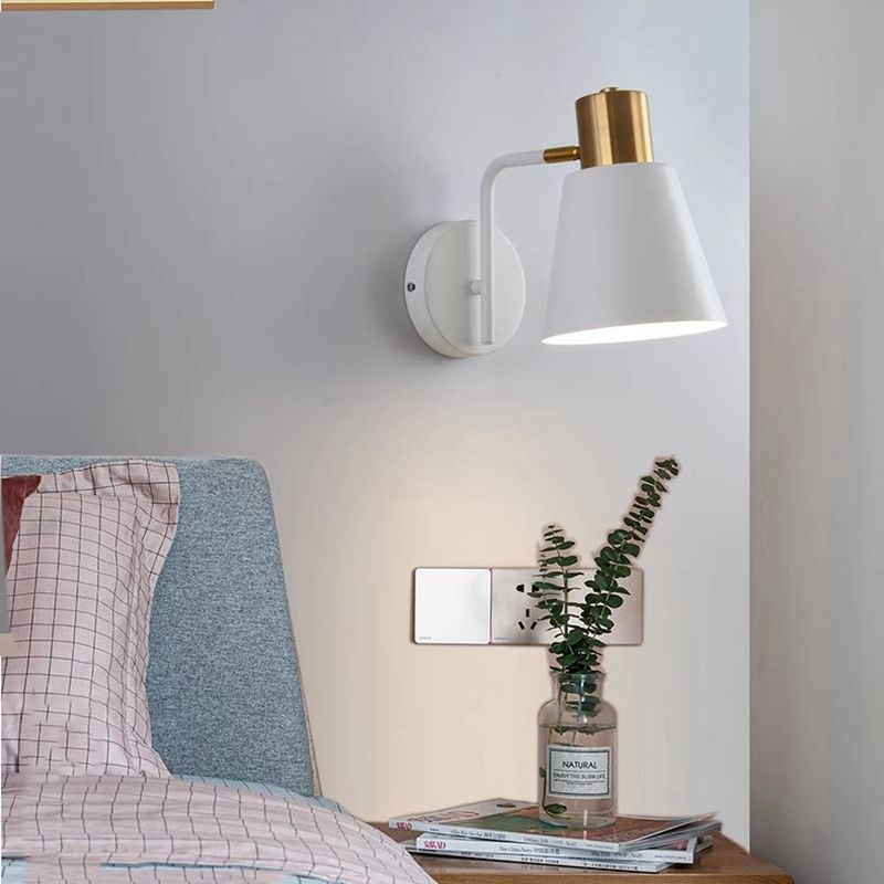 Nordijska minimalistička zidna lampa za spavaću sobu i hodnik, podesivo tijelo, LED