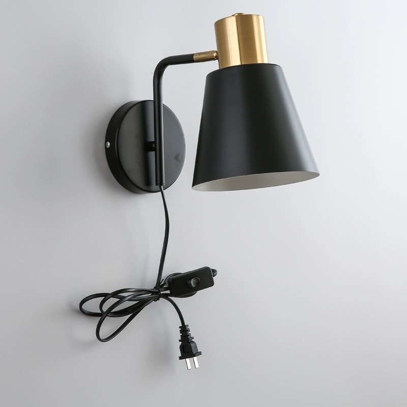 Nordijska minimalistička zidna lampa za spavaću sobu i hodnik, podesivo tijelo, LED