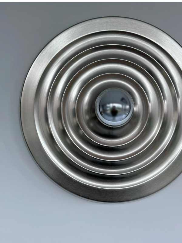 Bauhaus UFO reljefna zidna svjetiljka za dnevni boravak, retro okrugla zidna svjetiljka za hodnik, dizajnerska noćna lampica za gostinjske sobe