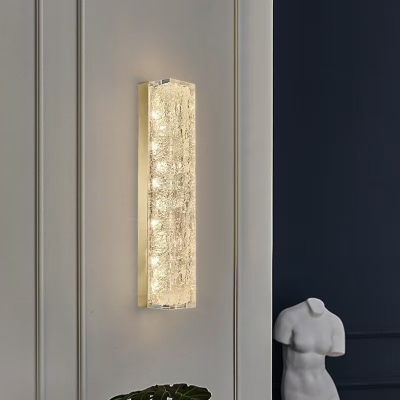 Stenska lampa od smole s umjetničkim dizajnom za spavaću sobu i dnevni boravak, pogodna za akcentnu zidnu pozadinu i hodnik