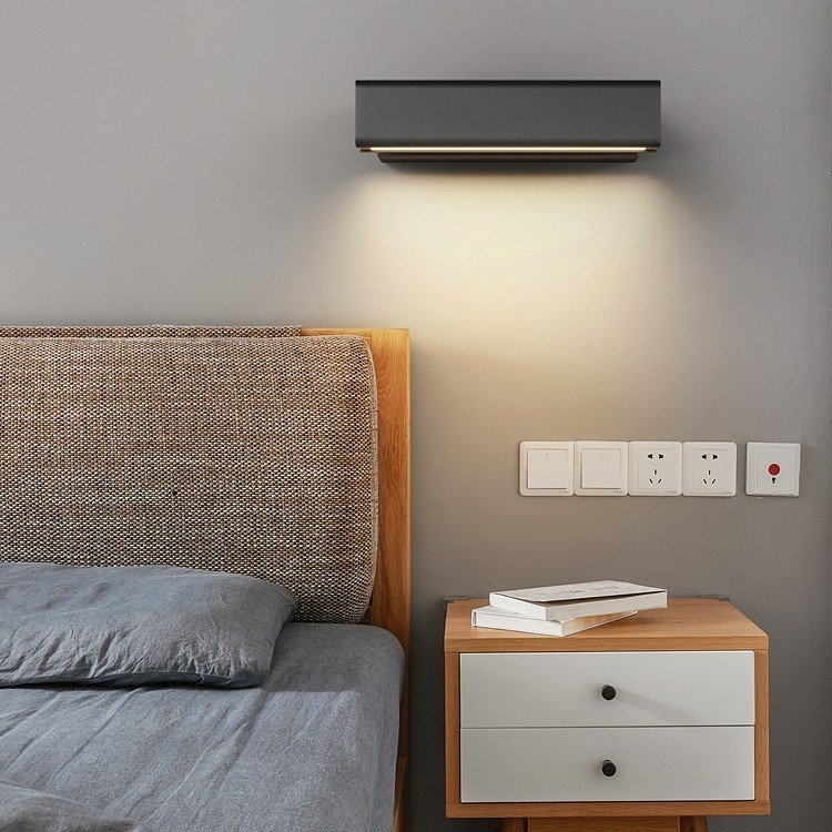 Nordijska LED zidna svjetiljka za spavaću sobu i dnevni boravak, moderni minimalistički dizajn