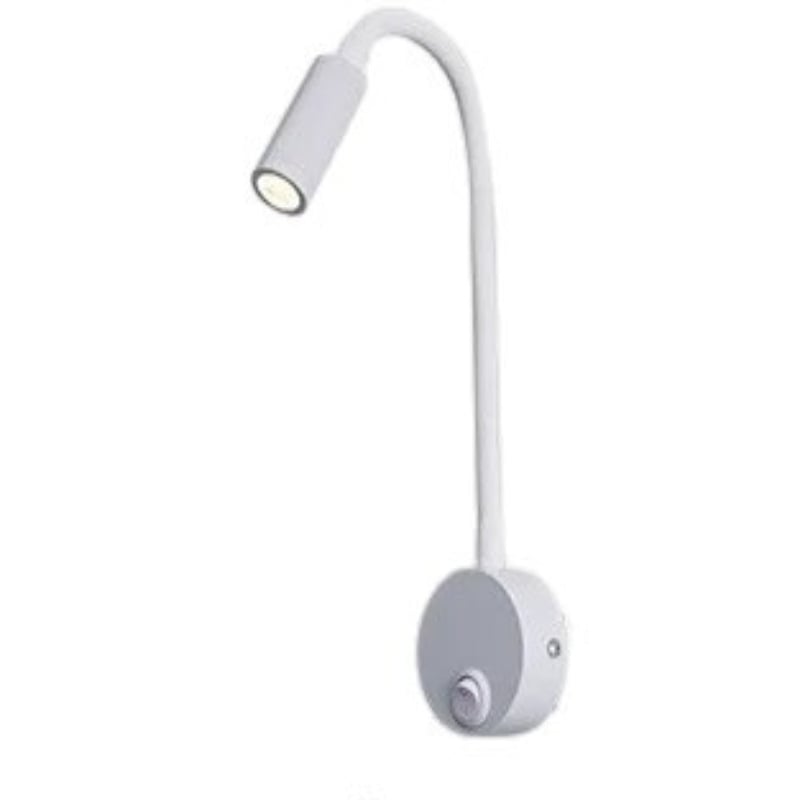LED noćna lampa za čitanje uz krevet s fleksibilnim vratom