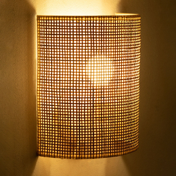Zidna lampa od ratana u japanskom stilu za spavaću sobu, minimalistički wabi-sabi dizajn, pogodna za dnevni boravak, hodnik i ulaz, retro minimalistna noćna lampica za gostinjsku smještaj