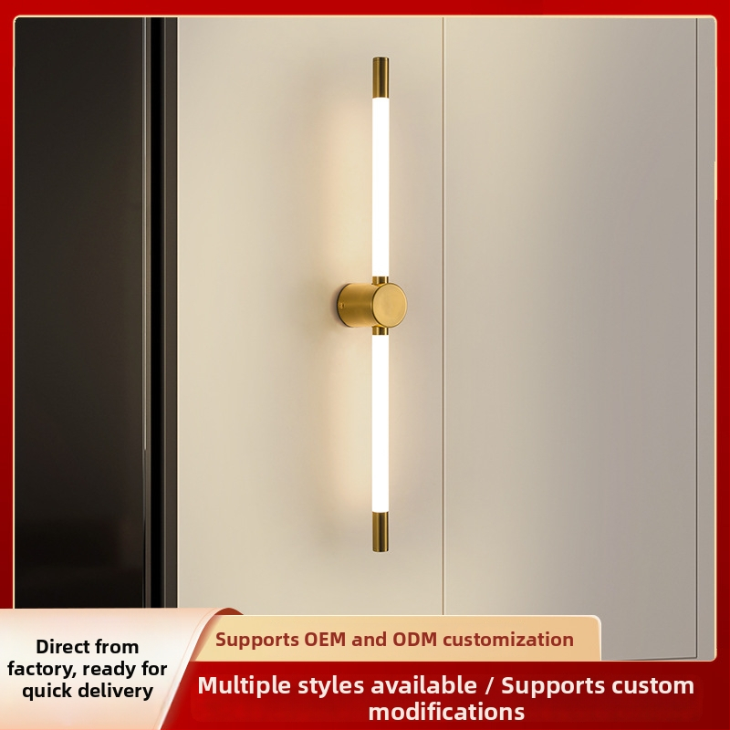 Duga linearna LED zidna lampa, moderni minimalistički stil, za dnevni boravak, spavaću sobu i hodnik.