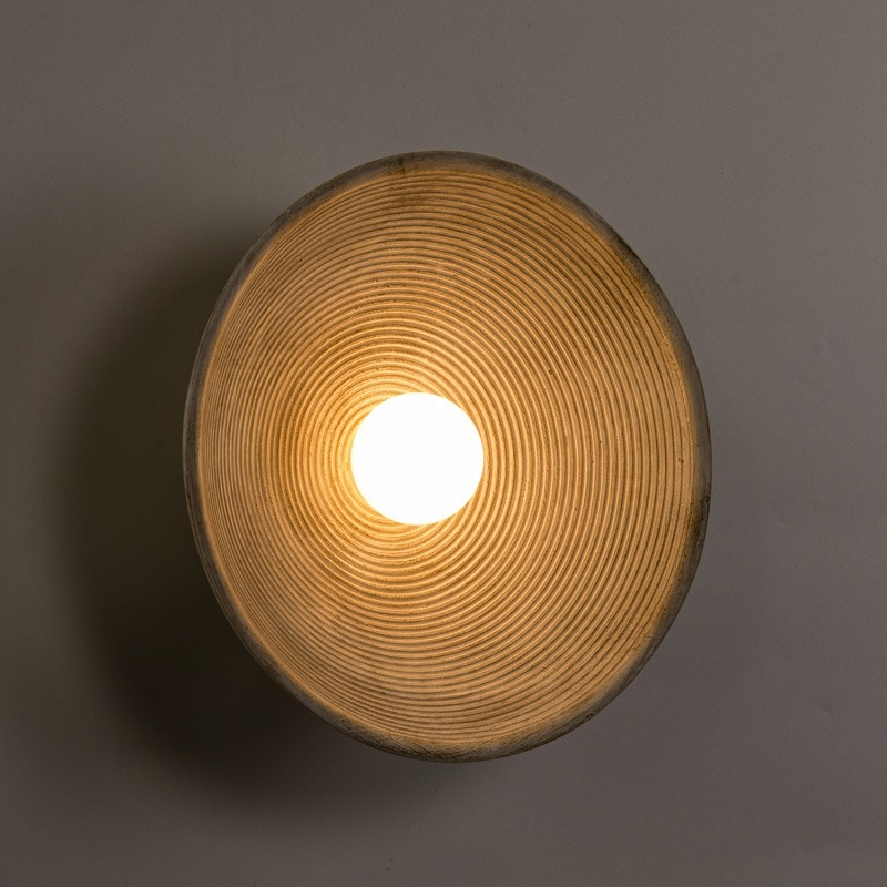 Zidna svjetiljka od smole, LED, 220V, američki nordijski retro stil, minimalističko osvjetljenje za spavaću sobu, dnevnu sobu ili hodnik