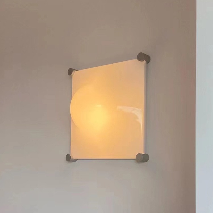 Lampa za zidnu spavaću sobu u kremastom francuskom stilu s kapljicom vode, minimalističkog dizajna, pogodna za dnevni boravak i hodnik