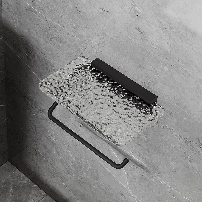 Zidni držač toaletnog papira i kutija za maramice, od akrilno-aluminijskog legura