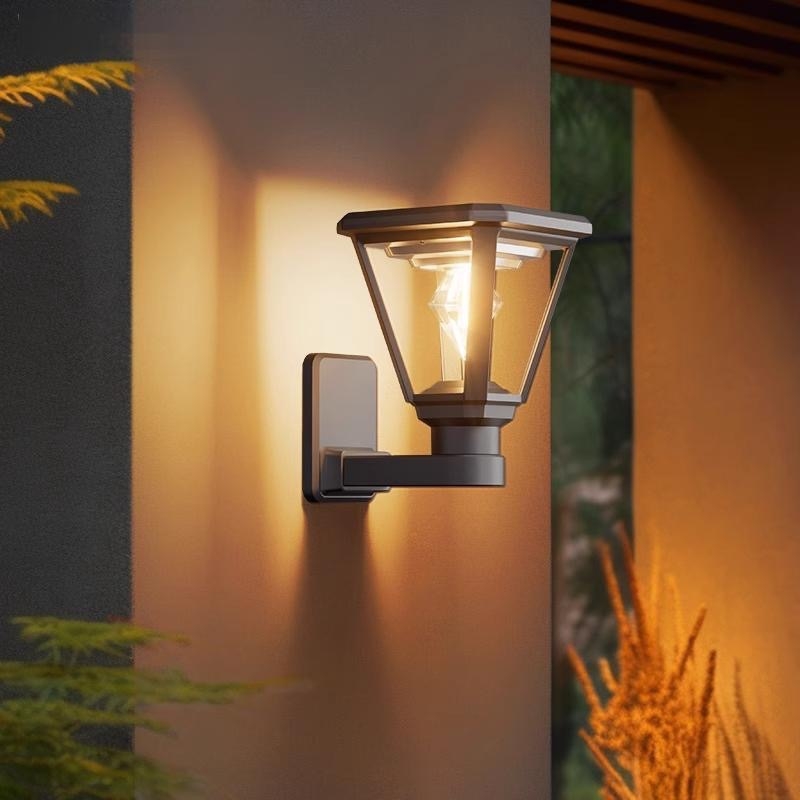 Solarna vanjska zidna svjetiljka za vrt s COB LED, vodootporna