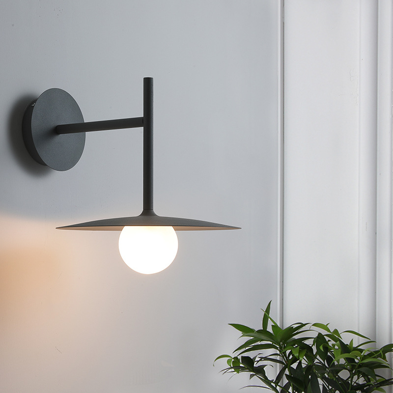 Nordijskog stila UFO zidna lampa za dnevni boravak, spavaću sobu i radnu sobu – moderni minimalistički dizajn