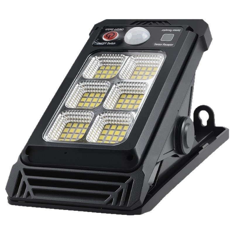 Solarna vanjska zidna svjetiljka za vrt s detekcijom pokreta, vodootporna IP55, ultra jarke LED 10W