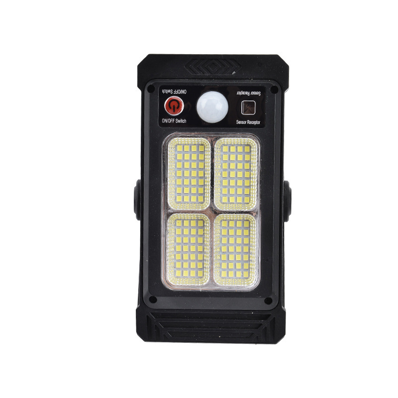 Solarna vanjska zidna svjetiljka za vrt s detekcijom pokreta, vodootporna IP55, ultra jarke LED 10W