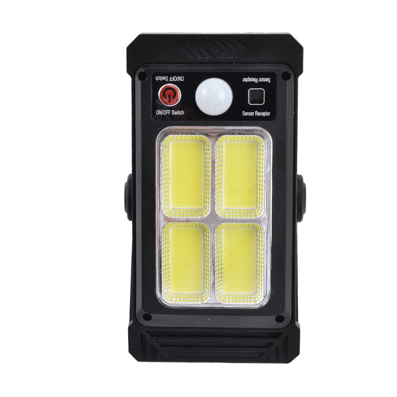 Solarna vanjska zidna svjetiljka za vrt s detekcijom pokreta, vodootporna IP55, ultra jarke LED 10W