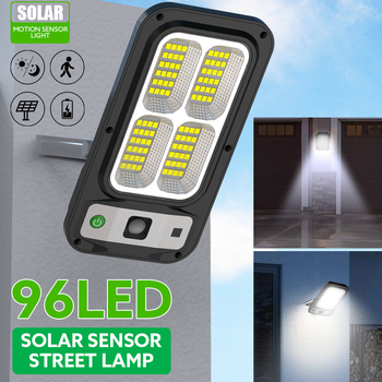 Vanjska COB solarna svjetiljka za dvorište i zid, izuzetno jaka, automatsko uključivanje noću uz PIR senzor pokreta, IP65 vodootporna