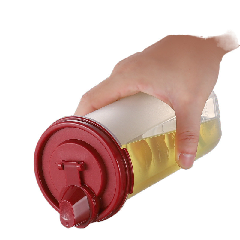 Set plastičnih boca za ulje i začine, prehrambene kvalitete, za kuhinju, s funkcijom prskanja ulja – sojin umak, ulje, sezamovo ulje, med, vino za kuhanje i ocat