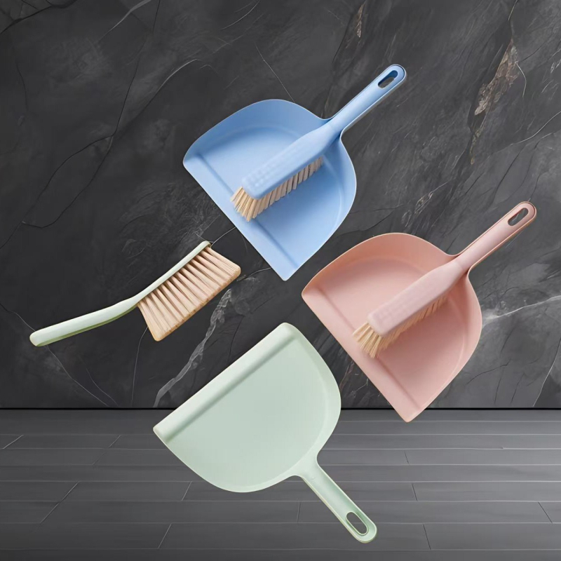 Mini plastični set metle i lopatice za prašinu za kućanstvo