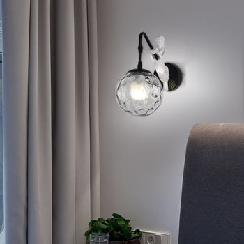 Jednostavna europska zidna svjetiljka, retro seoskog stila za spavaću sobu, noćna lampica za hodnik, stepenice, balkon i ogledalo