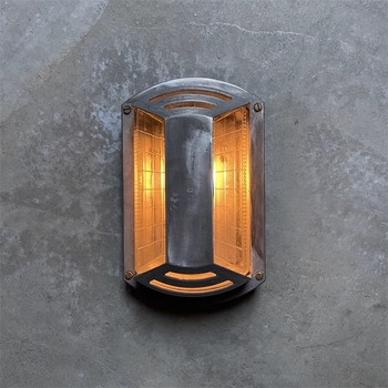 Vanjska zidna svjetiljka u vintage industrijskom stilu, lijevani aluminij, vodootporna, pogodna za dvorište, kafić, vrata ili bar – dekorativno svjetlo.