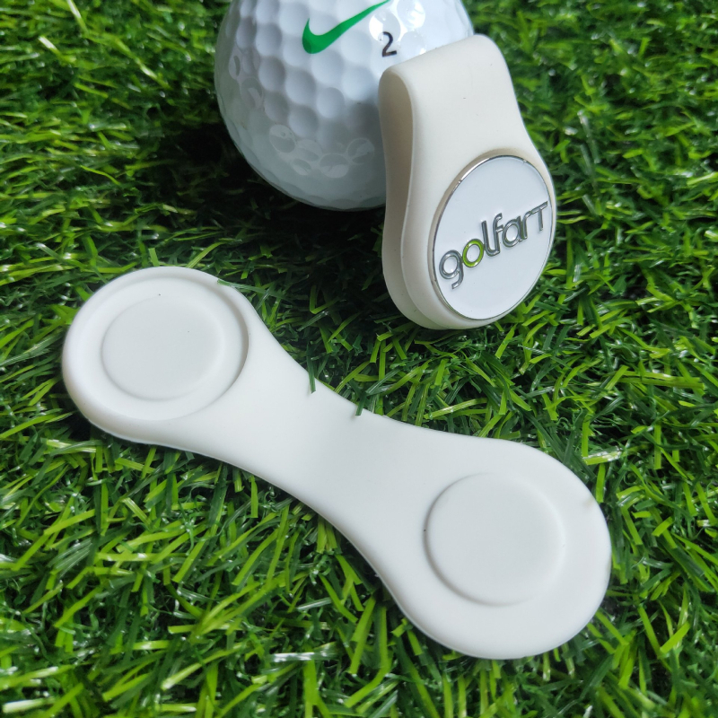 Silikonski klip za golf kapu s magnetskim držačem i markerom lopte, promjer 25 mm