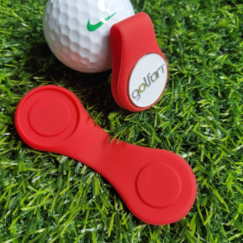 Silikonski klip za golf kapu s magnetskim držačem i markerom lopte, promjer 25 mm