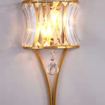 Kristalna zidna lampa, nordijski minimalistički stil, LED za dnevni boravak, hodnik, stubište i spavaću sobu