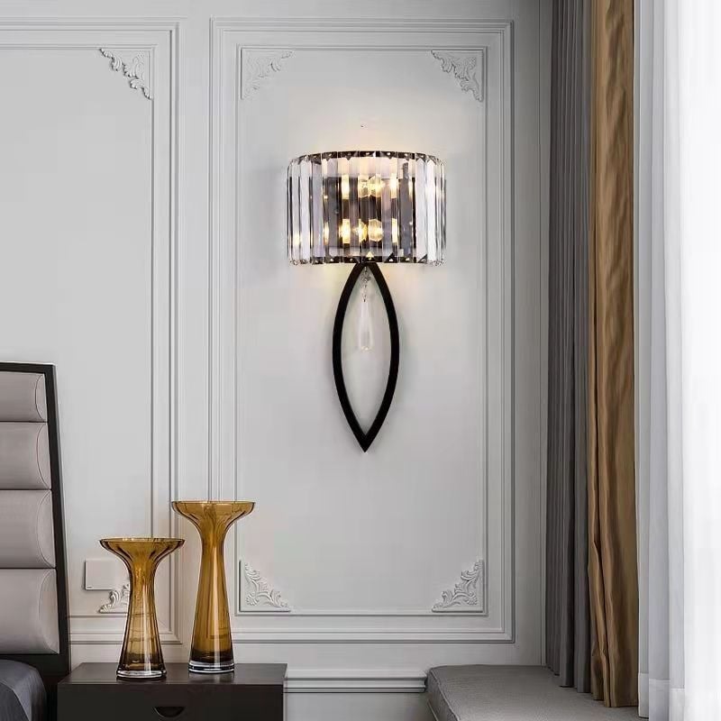 Kristalna zidna lampa, nordijski minimalistički stil, LED za dnevni boravak, hodnik, stubište i spavaću sobu
