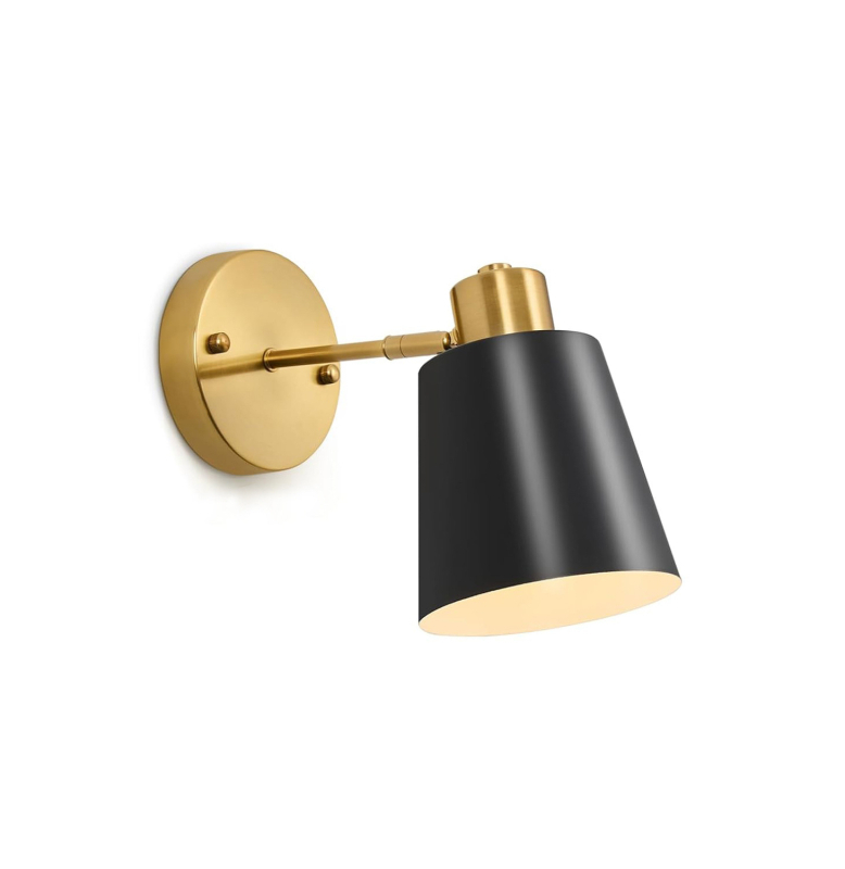 Retro zidna lampa u skandinavskom stilu s bežičnim punjenjem za dnevni boravak i spavaću sobu