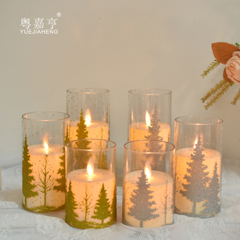 LED električna svijeća s ljuljajućim plamenom – romantična svijeća za vjenčanja, rođendane i Božić