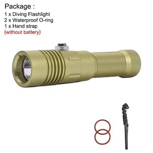 Potapljačka LED svjetiljka SST40 2000 lumena, baterija 21700, vodootporna do 150 m