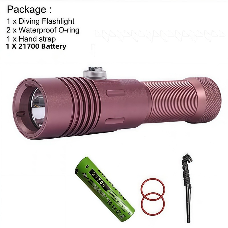 Potapljačka LED svjetiljka SST40 2000 lumena, baterija 21700, vodootporna do 150 m