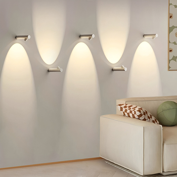 Vanjska dekorativna zidna svjetiljka u nordijskom stilu za stubište, LED rasvjeta, atmosfersko minimalističko moderno osvjetljenje