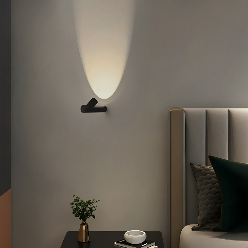 Vanjska dekorativna zidna svjetiljka u nordijskom stilu za stubište, LED rasvjeta, atmosfersko minimalističko moderno osvjetljenje