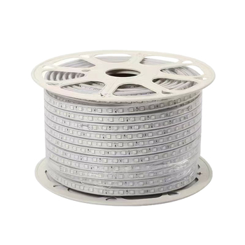 220V RGB LED traka 5050 za vanjsku upotrebu, vodootporna IP67, daljinsko upravljanje, promjena boje, reklamno osvjetljenje projekata