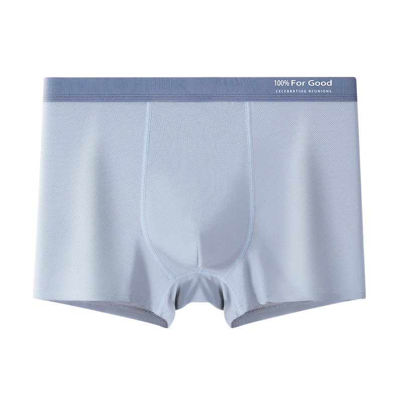 Muške bokserice od Ice Silk, udoban slobodan kroj, prozračne ljetno donje rublje, antibakterijske, velike veličine