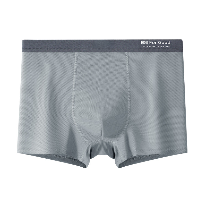 Muške bokserice od Ice Silk, udoban slobodan kroj, prozračne ljetno donje rublje, antibakterijske, velike veličine