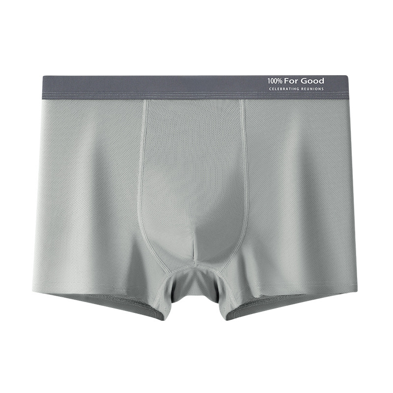 Muške bokserice od Ice Silk, udoban slobodan kroj, prozračne ljetno donje rublje, antibakterijske, velike veličine
