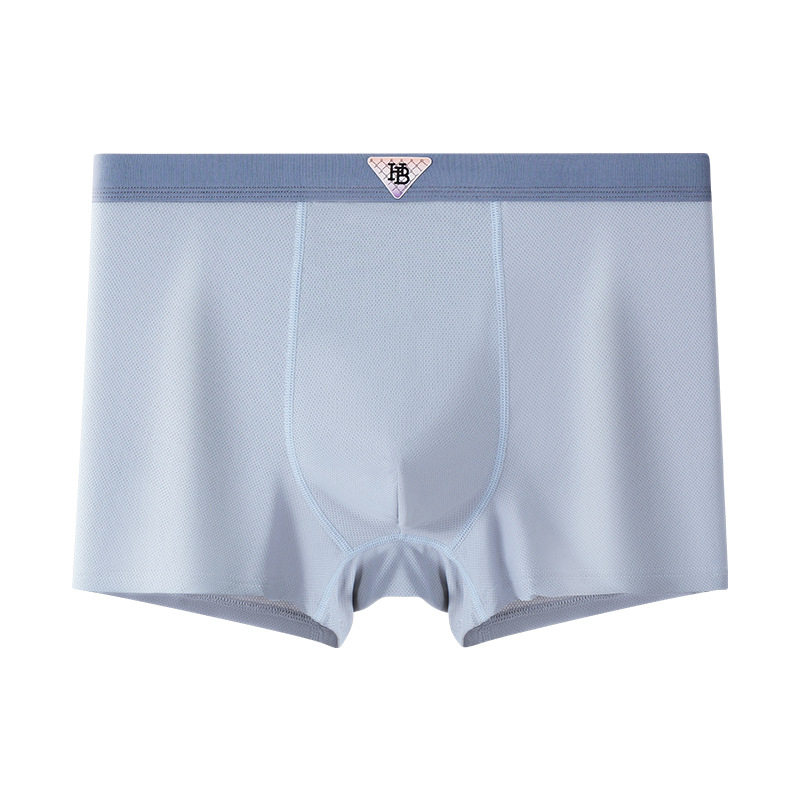 Muške bokserice od Ice Silk, udoban slobodan kroj, prozračne ljetno donje rublje, antibakterijske, velike veličine