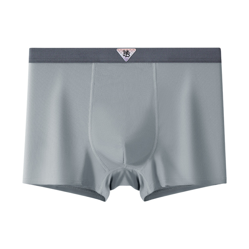 Muške bokserice od Ice Silk, udoban slobodan kroj, prozračne ljetno donje rublje, antibakterijske, velike veličine
