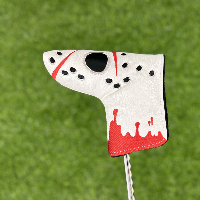 Bijeli komplet futrola za golf štapove s karikaturnom sovom, set za driver i zaštitne kapice za glavu puttera