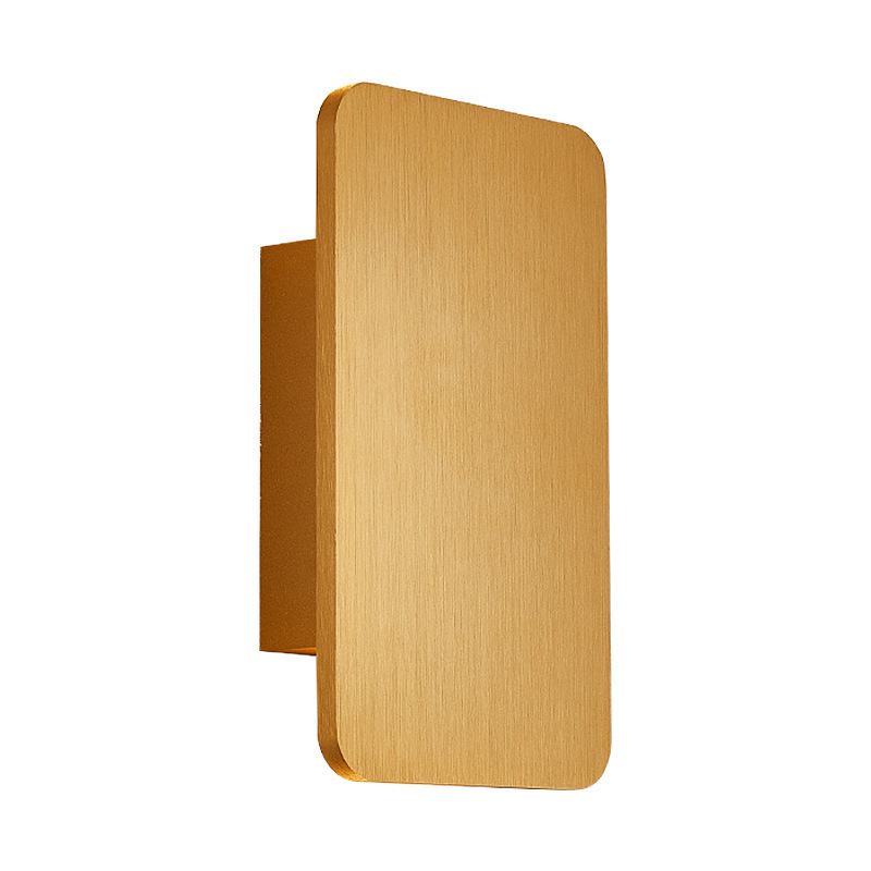 Moderna minimalistička COB zidna rasvjeta sa staklenim sjenilom i aluminijskim tijelom, pogodna za spavaću sobu, hotel, studij i hodnik.