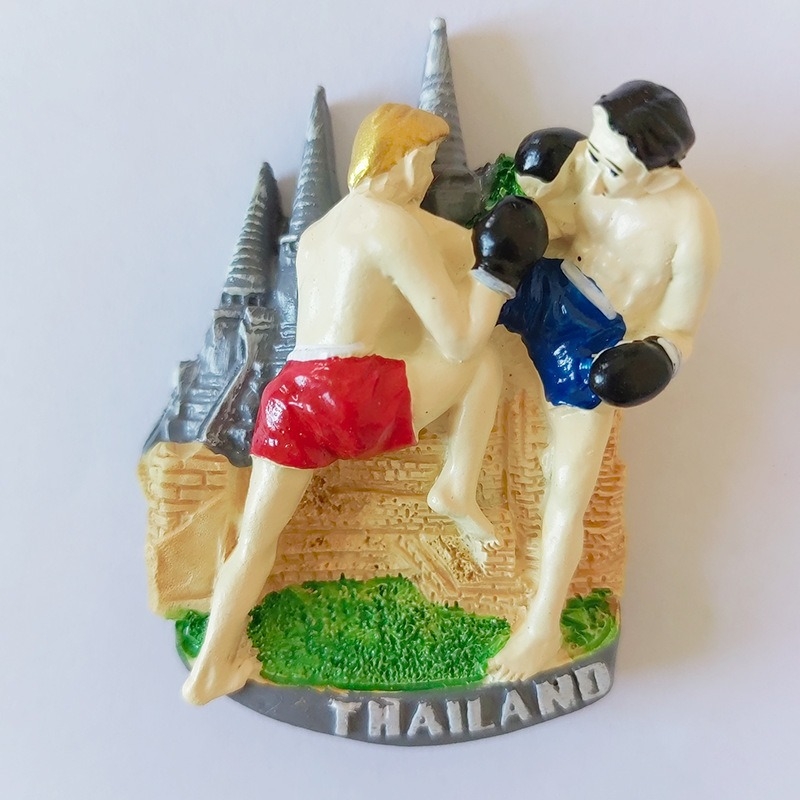 Phuket, Tajland — 3D magnetski magnet za hladnjak s pogledom na more, ručni rad od smole, suvenir s putovanja