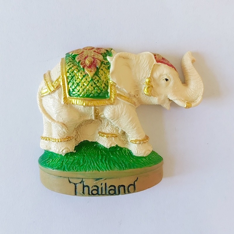Phuket, Tajland — 3D magnetski magnet za hladnjak s pogledom na more, ručni rad od smole, suvenir s putovanja