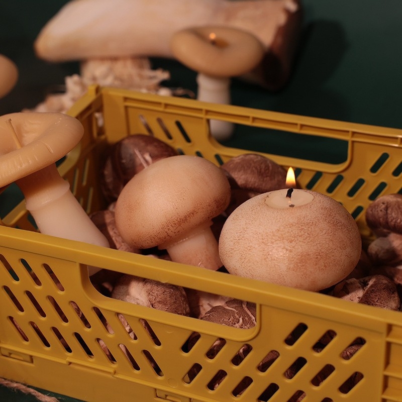 Mirisna svijeća u obliku gljive Matsutake, od sojinog voska, dekoracija za fotografiranje, seoski stil, nadahnuto pejzažima Yunnana, poklon
