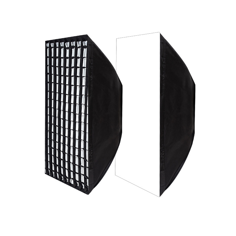 Softbox 60x90 cm με αποσπώμενο πλέγμα και κάλυμμα μαλακού φωτισμού για ζωντανές μεταδόσεις